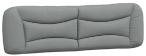 374600 vidaXL Pernă tăblie de pat, gri deschis, 180 cm, material textil