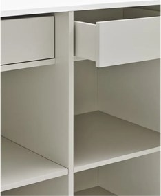 Comodă Teulat Doric, lățime 92 cm, alb