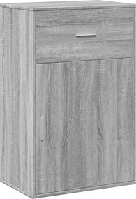 vidaXL Dulap depozitare, gri sonoma, 56,5x39x90 cm, lemn prelucrat
