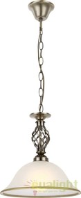 Lustra, Pendul clasic diam.30cm, finisaj brass antique, Odin 60208H GL
