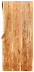 Blat lavoar de baie, 118x55x3,8 cm, lemn masiv de acacia 118 x 55 x 3.8 cm