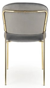 Scaun K499 velvet gri