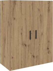 vidaXL Dulap de perete Pe perete Stejar Artizanal 69,5 x 34 x 90 cm