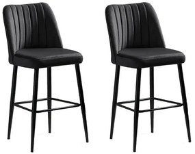 Set de scaune de bar Vento Anthracite, 2 buc., 2 buc.
