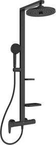 Coloana de dus cu baterie monocomanda negru mat Ideal Standard Alu+