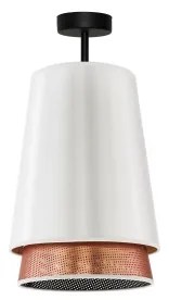 Lustră aplicată BELL Duolla SHINY 1xE27/15W/230V d. 25 cm alb/cupru