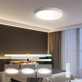 Plafonieră LED dimabilă Brilagi POOL SMART LED/48W/230V 3000-6000K 40 cm alb + telecomandă