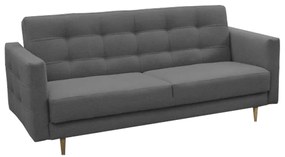 Canapea 3 locuri AMEDIA gri inchis, 210/94/92 cm