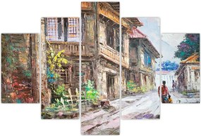 Tablou - Satul filipinez, Asia (150x105 cm)