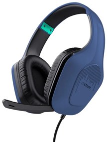 Casti cu fir Trust GXT 415B Zirox albast
