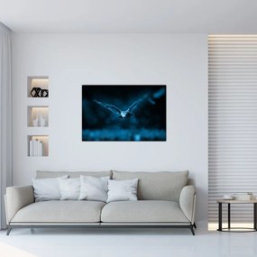 Tablou cu bufnița zburând (90x60 cm)