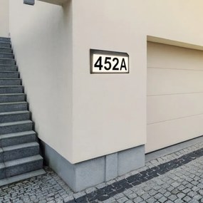 Briloner 3797015 - Placă iluminată solar pentru număr de casă, LED/0,5W/1,2 IP44