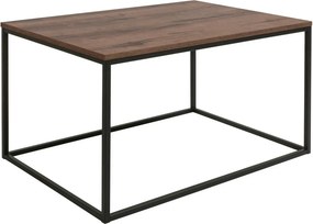 Masuta cafea AROZ, stejar/negru, PAL/metal, 100x69x53 cm