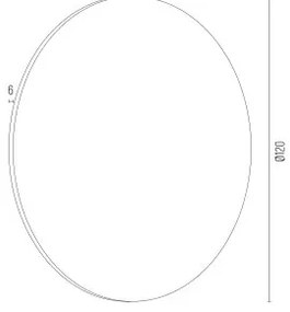 Aplica LED de perete cu lumina ambientala design modern Oregon plus rosu 12cm