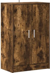 vidaXL Pantofar, stejar fumuriu, 60x35x92 cm, lemn prelucrat