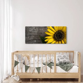 Tablou - Floare de floarea soarelui (120x50 cm)