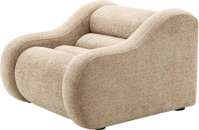 Fotoliu design LUX Carbone, Lyssa sand