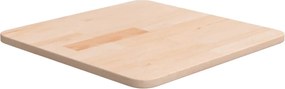 vidaXL Blat de masă pătrat, 40x40x1,5 cm, lemn masiv stejar netratat