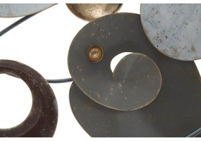 Decorațiune suspendată metalică Mauro Ferretti Planet, 120 x 58 cm