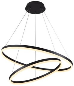 Lustră LED dimabilă pe cablu LED/100W/230V 3000-6500K + telecomandă