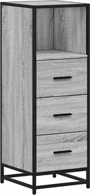 vidaXL Dulap de baie, gri sonoma, 65x33x60 cm, lemn prelucrat