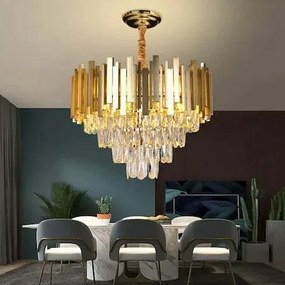 Candelabru Cristal, Elit’S, Gold, Esn339/600R, 60cm