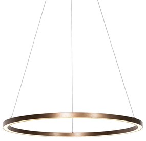Lampă suspendată din bronz 80 cm cu LED reglabil în 3 trepte - Girello