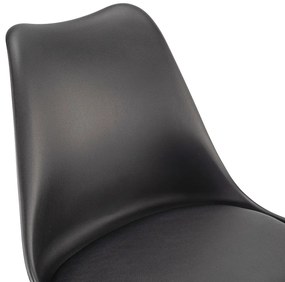 Nuvia 4+1 set de sufragerie alb-negru