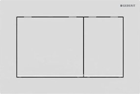 Geberit 115.080.01.1 - Placă de acționare Omega30 21,2x14,2 cm albă