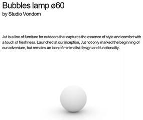 Corp de iluminat RGBW LED decorativ exterior Bubbles diametru 60cm