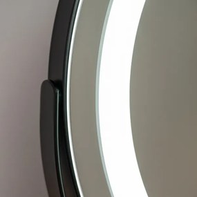 BRILAGI - Oglindă de machiaj LED cu reglaj al intensității CALIFORNIA LED/14W/230V 44x40 cm neagră