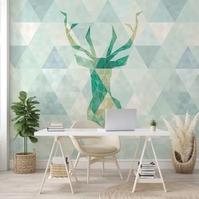 Fototapet - Cerb - verde (152,5x104 cm)