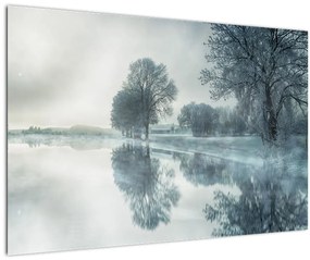 Tablou cu natura iarna (90x60 cm)