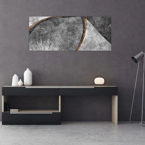 Tablou - Abstract beton (120x50 cm)