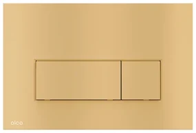 Clapeta de actionare, Alcadrain, Thin, cu doua volume, auriu mat