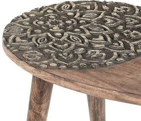 Set 2 buc măsuțe cafea Kheza (lemn închis). 1080677