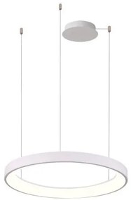 Lustra LED cu telecomanda design circular AGNES 78 DIMM CCT SWITCH WH