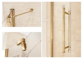 Usa de dus batanta stanga 120cm, pentru nisa, sticla clear grace, Huppe Studio Victorian, SV0601.031.343