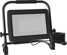 HOMCOM Lampă de Lucru LED, Portabilă și Rezistentă la Intemperii, 35x20x32 cm, Negru | Aosom Romania