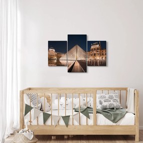 Tablou - Louvre noaptea (90x60 cm)