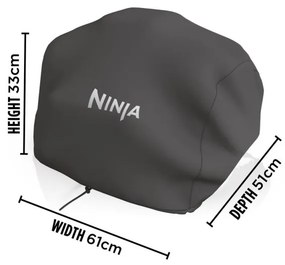 Husa pentru gratar Ninja Woodfire XL XSKOGXLCVREU, Model OG850/OG901, Impermeabil, Negru