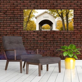Tablou cu podul în Oregon (120x50 cm)