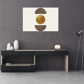 Tablou - Ornament de aur N⁰1 (90x60 cm)