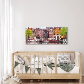 Tablou - Amsterdam, case de dans (120x50 cm)