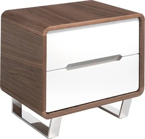 Noptiera cu 2 sertare design elegant Bonni