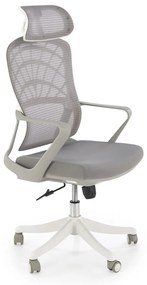 Scaun de birou Vesuvio 2 gri/alb H121 cm