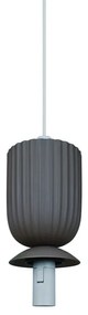 Pendul cu Forma Organic din Ceramica si Sticla, Sadie maro deschis