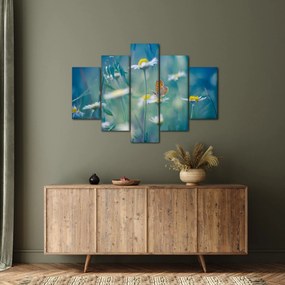 Tablou - Fluture pe margaretă (150x105 cm)