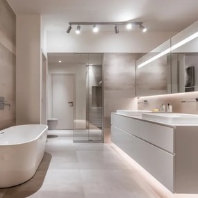 Spot pentru baie Brilagi SELE 6xGU10/30W/230V IP44 argintiu