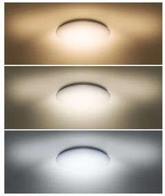Plafonieră LED PLAIN LED/24W/230V 3000K/4000K/6000K rotundă Solight WO788